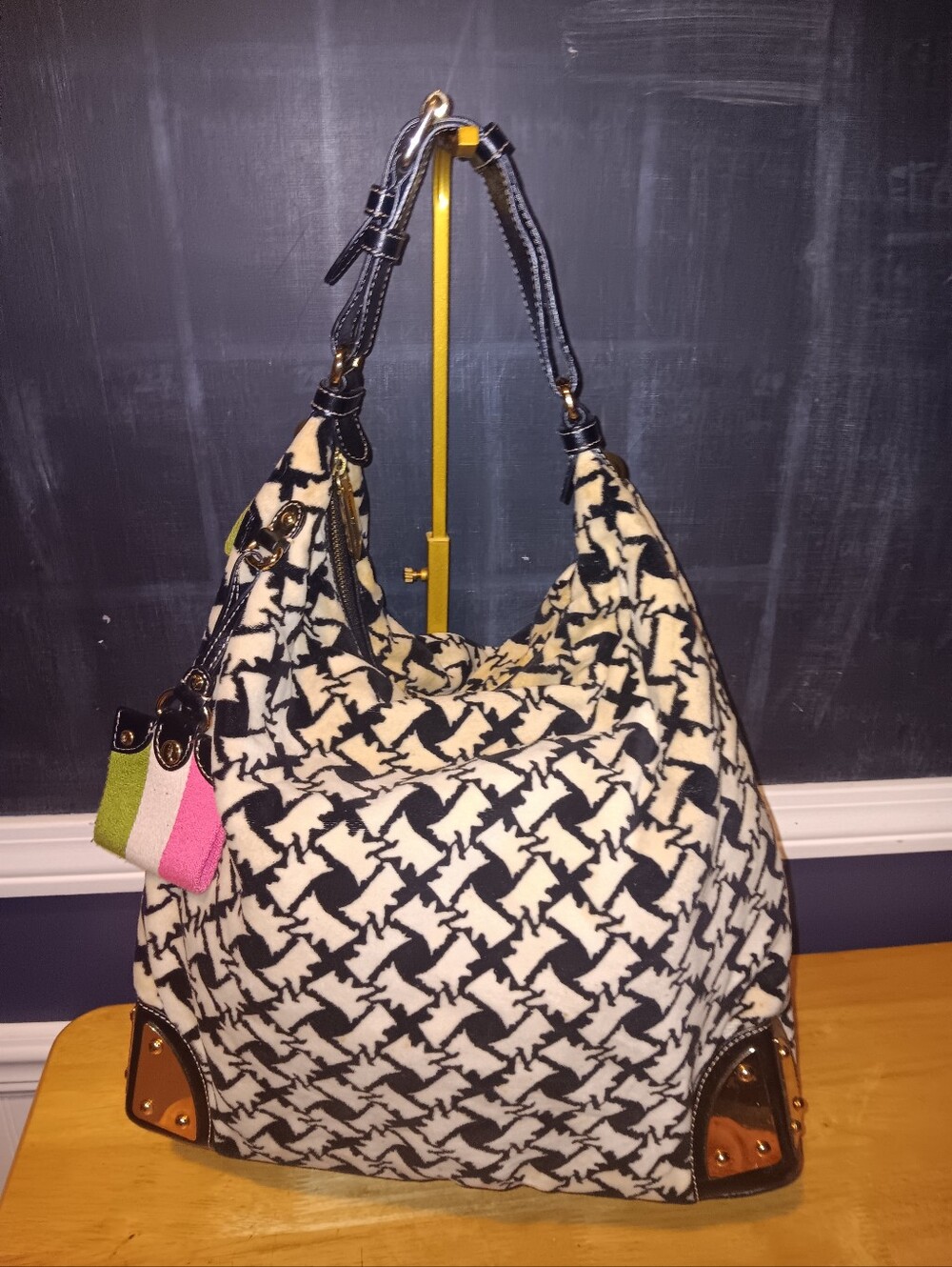 Juicy Couture Rare Vintage Y2k Velour Scottie Hobo Bag